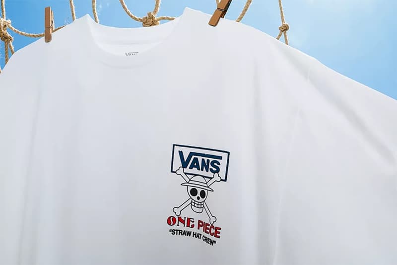 'One Piece' Vans Collaboration Sk8-Hi Old Skool Authentic Apparel Release Info