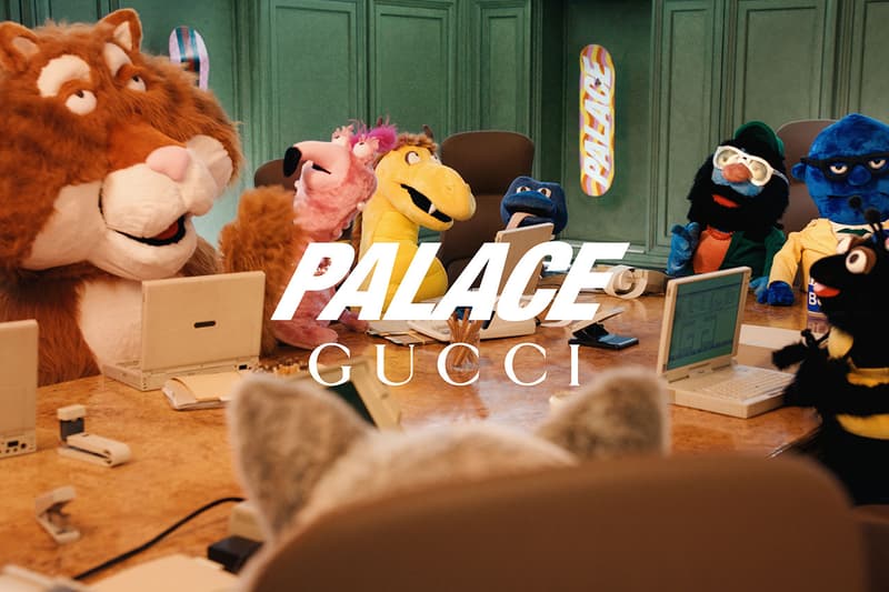 palace gucci collab release info jackets skirts womenswear hats bags