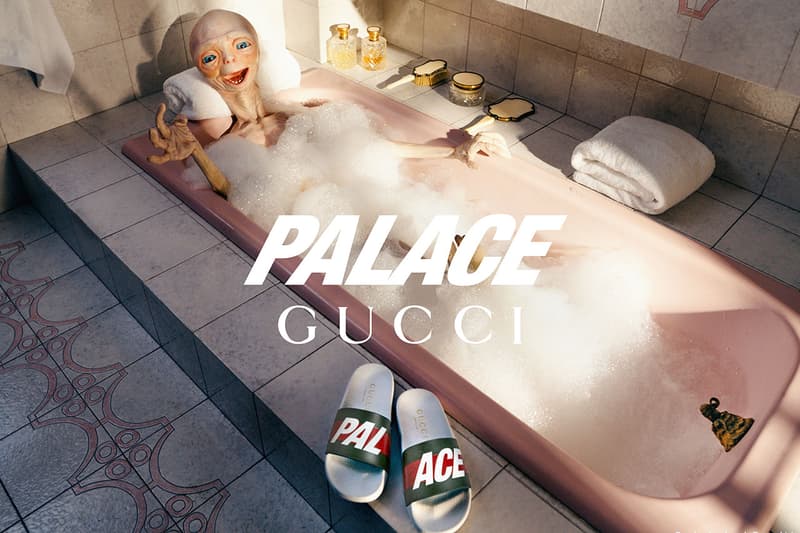 palace gucci collab release info jackets skirts womenswear hats bags