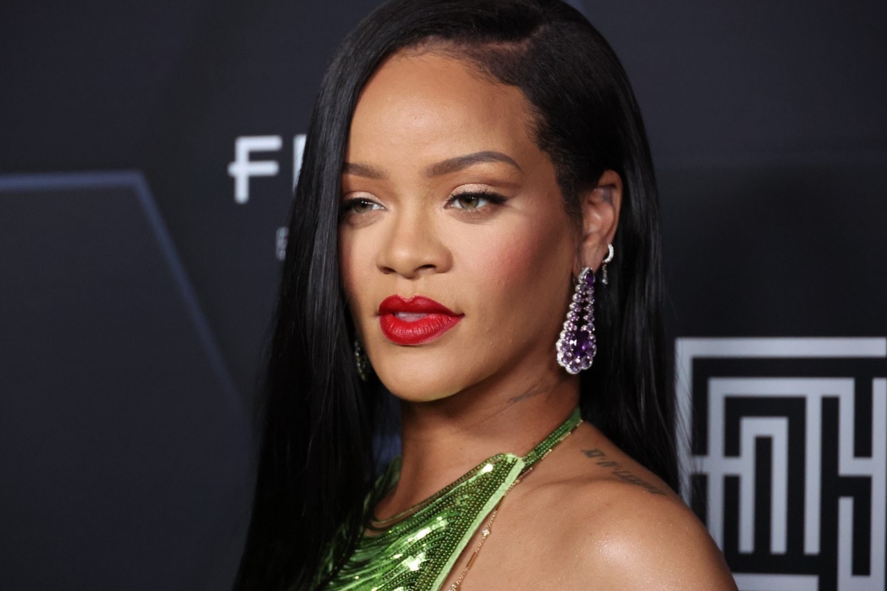 Rihanna natural hair asap rocky birthday photos