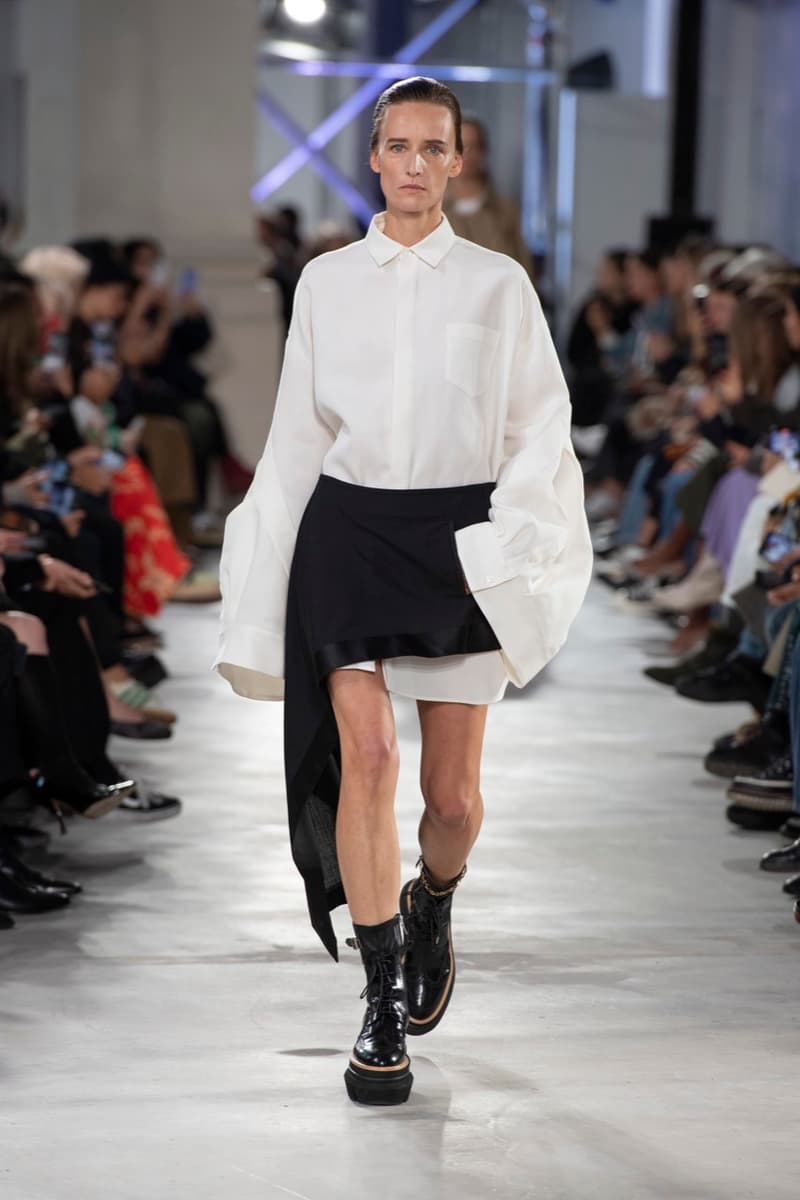 sacai paris fashion week spring summer dresses bags boots