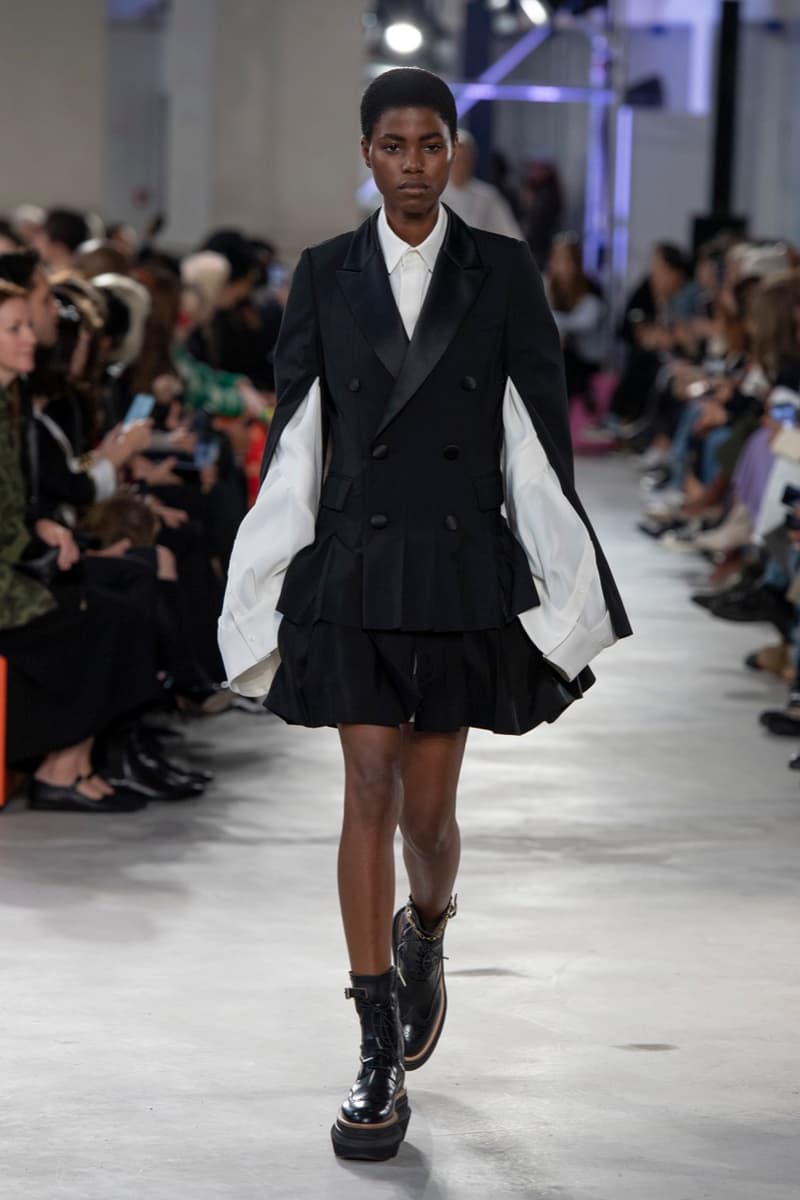 sacai paris fashion week spring summer dresses bags boots