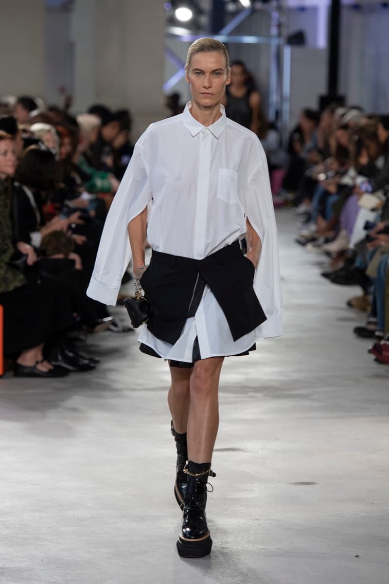 sacai paris fashion week spring summer dresses bags boots