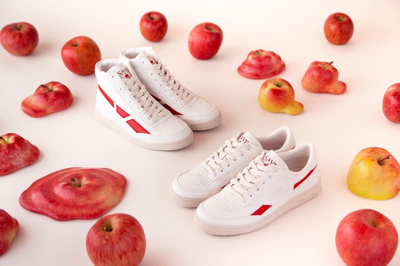 SAYE Yosuke Amemiya vegan apple sneakers sustainability wood work art 