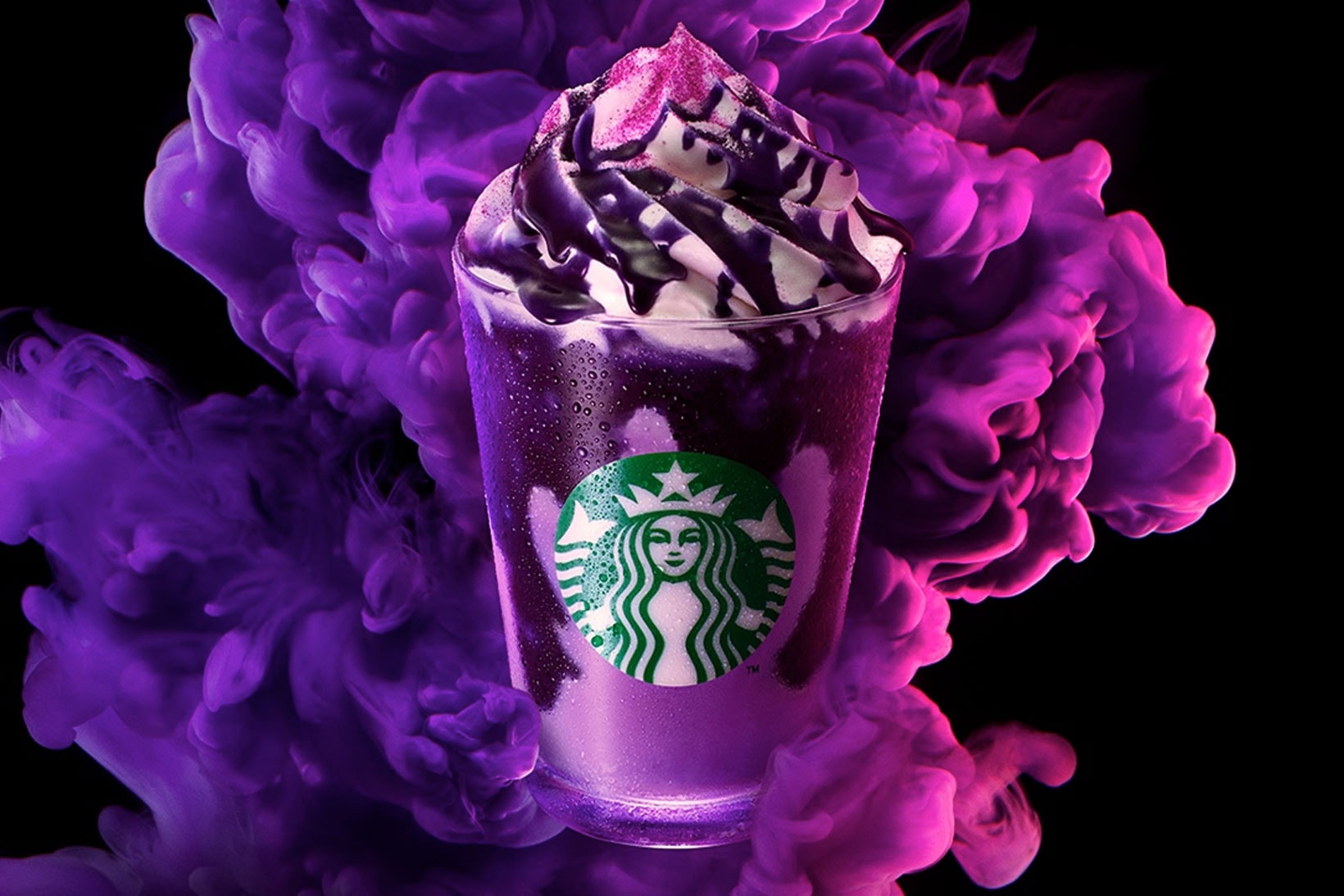 Starbucks Japan Halloween Frappuccino Drinks Purple Sweet Potato Desserts Launch