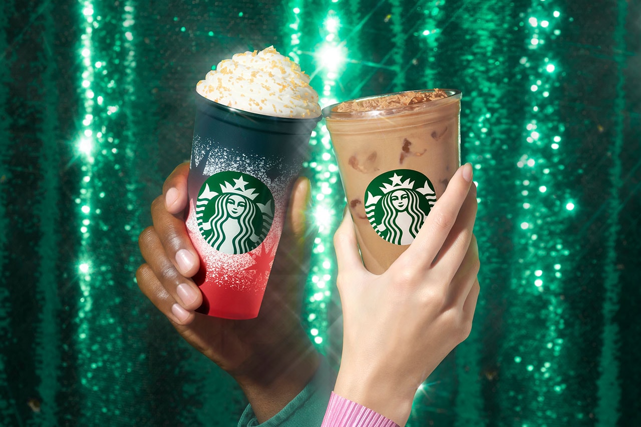 starbucks holiday collection coffee toffee nut cakes drinks cold brew