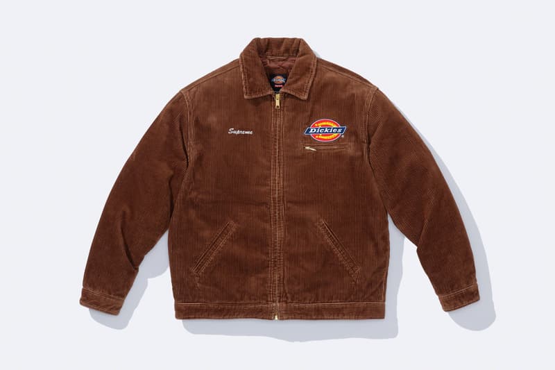 Supreme Dickies Fall Collaboration Jackets Hats Images RElease Date