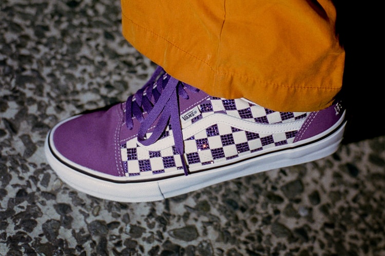 Supreme x Vans Are Dropping Swarovski-Encrusted Old Skools