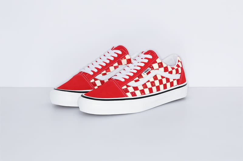 Supreme Vans Swarovski Old Skool Collaboration Purple Red Brown Release Date