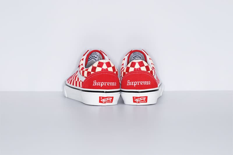 Supreme Vans Swarovski Old Skool Collaboration Purple Red Brown Release Date