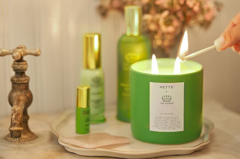 Nette Tata Harper "Into The Forest" candle collaboration restock price info