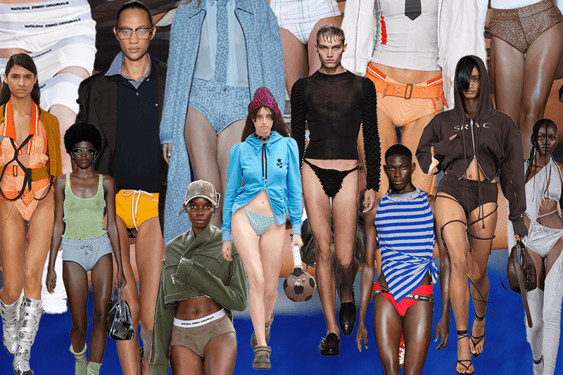 Underwear as Outerwear Fashion Trend Spring/Summer 2024 Julia Fox Miu Miu GCDS Ottolinger