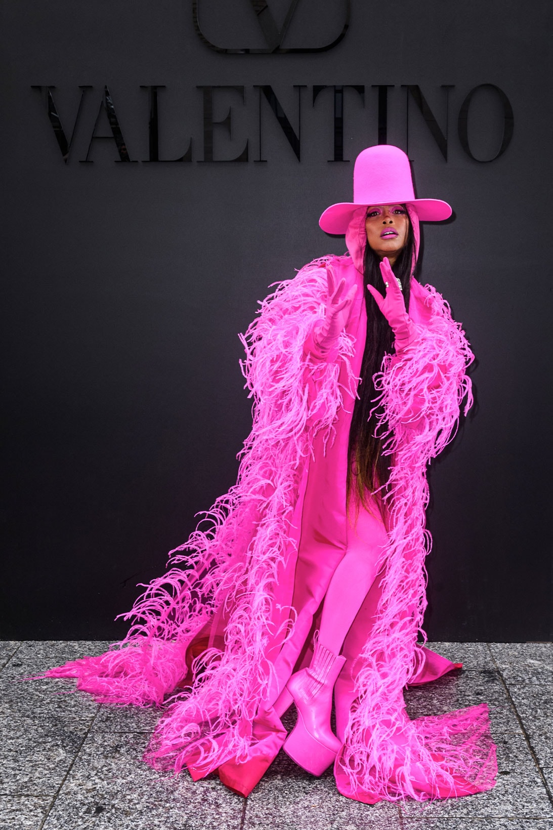 Valentino Spring/SUmmer 2023 Show Best Dressed Celebrities Zendaya Naomi Campbell Florence Pugh Paris Fashion Week
