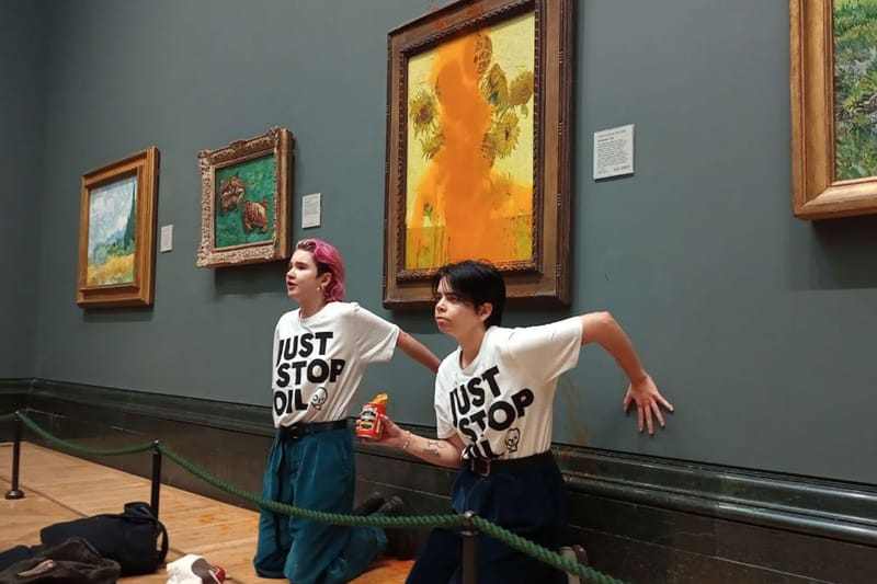 2 Protestors Have Been Charged for Throwing Tomato Soup at an Iconic Van Gogh Artwork