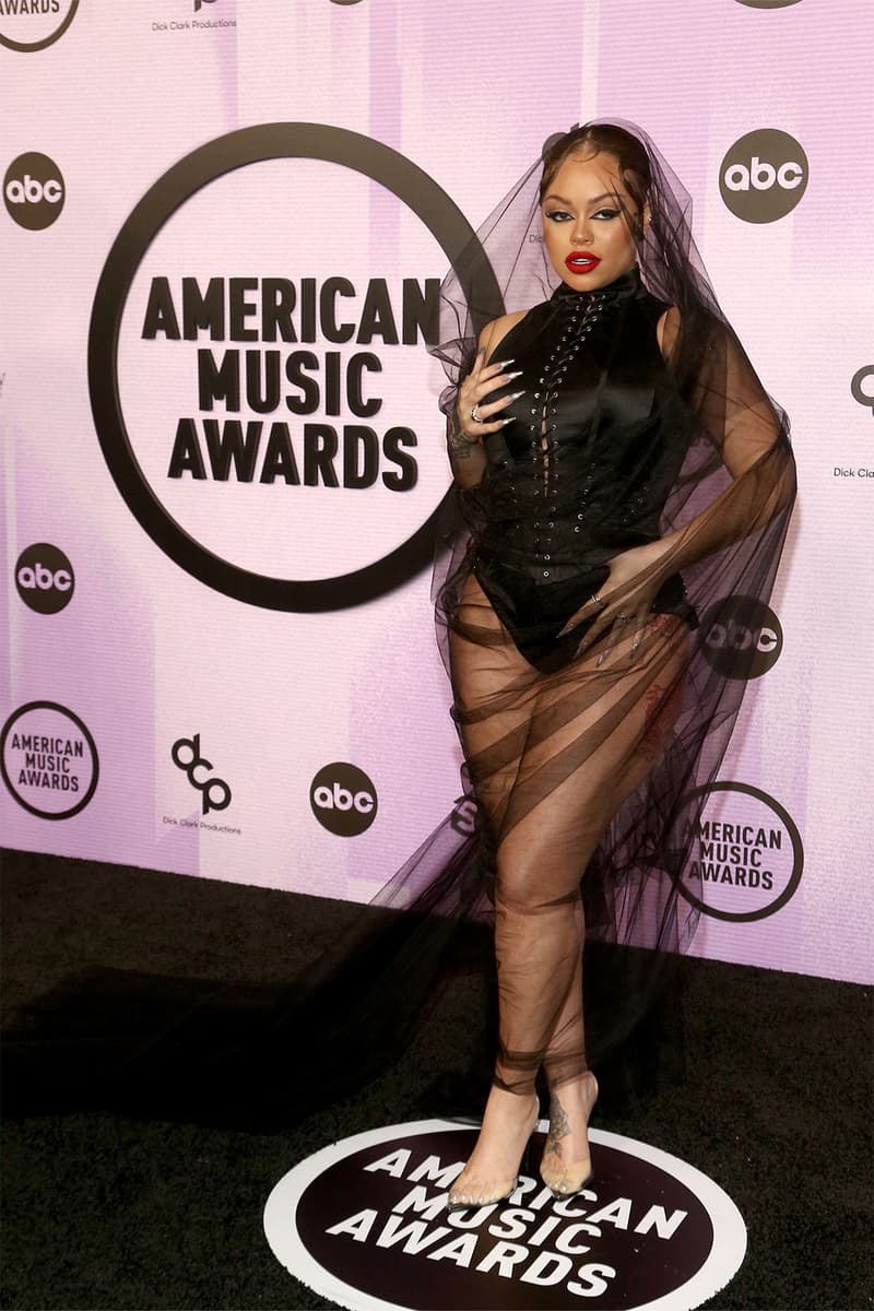 American Music Awards AMAs Best Dressed Celebrities Red Carpet Images Karrueche Tran Tinashe Kali Uchis