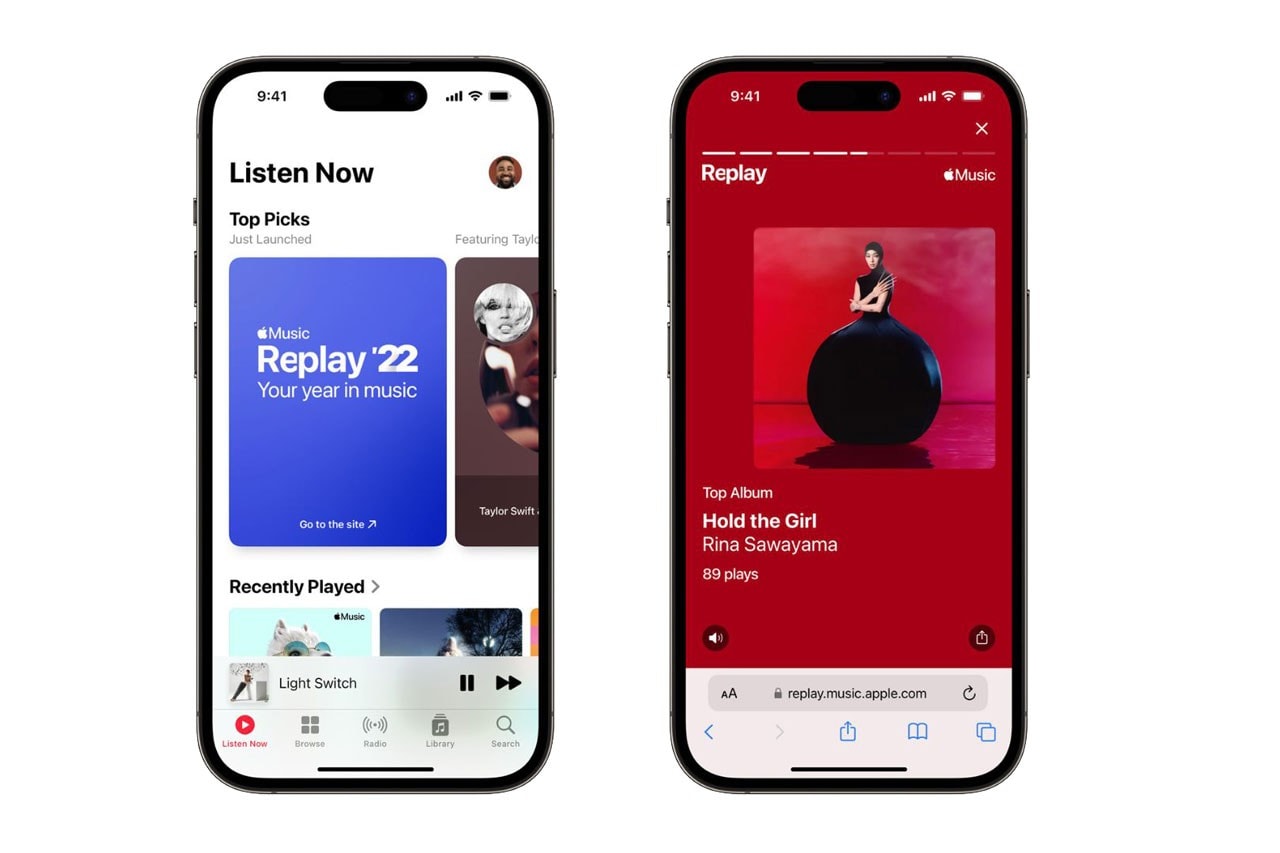 Apple Music Replay Experience Top Charts Stats