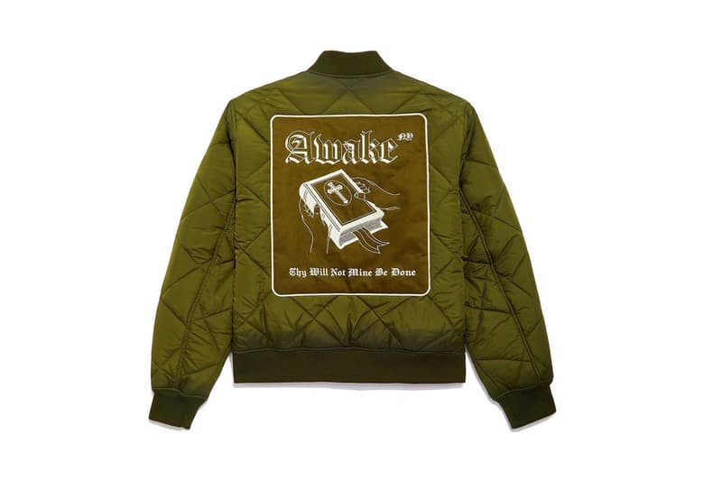 awake ny varsity bomber jacket fall winter 