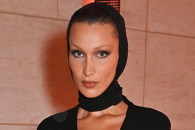 Bella Hadid Being Covered Head to Toe in Swarovski Crystals Is a Christmas Beauty Lovers Dream