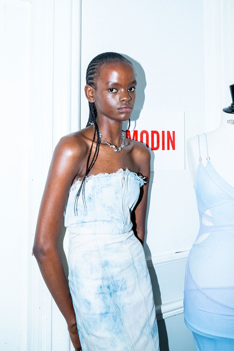 Stockholm Swedish Fashion Council Jade Cropper Denim Dress