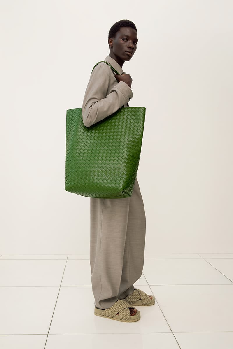 bottega veneta pre spring collection dresses coats skirts shoes handbags heels platforms