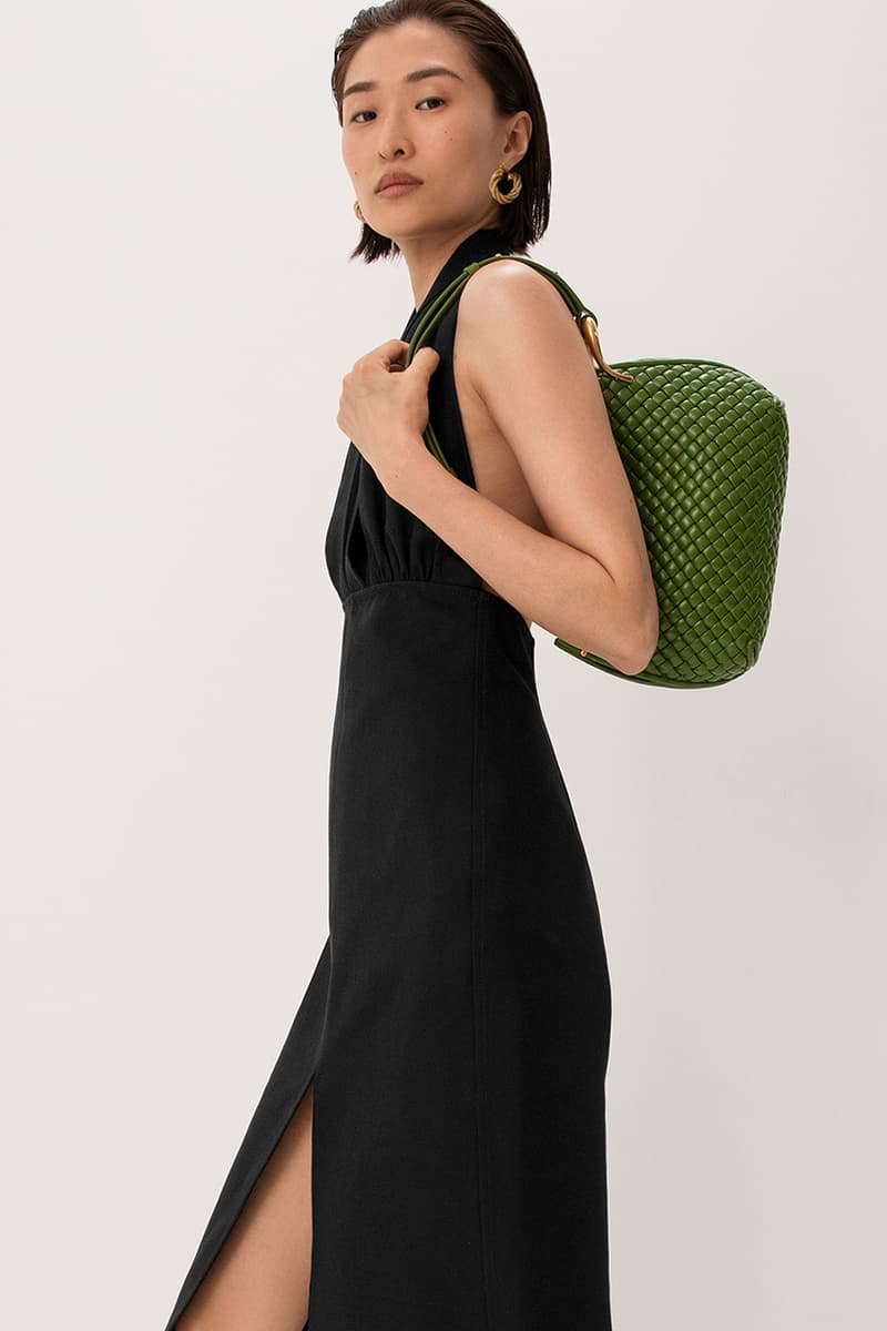 bottega veneta pre spring collection dresses coats skirts shoes handbags heels platforms