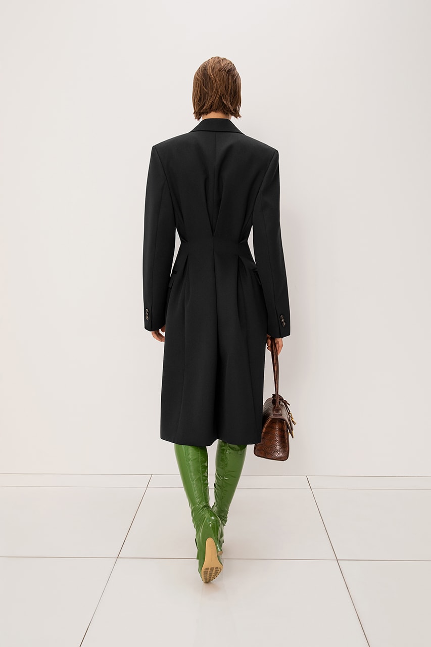 bottega veneta pre spring collection dresses coats skirts shoes handbags heels platforms 