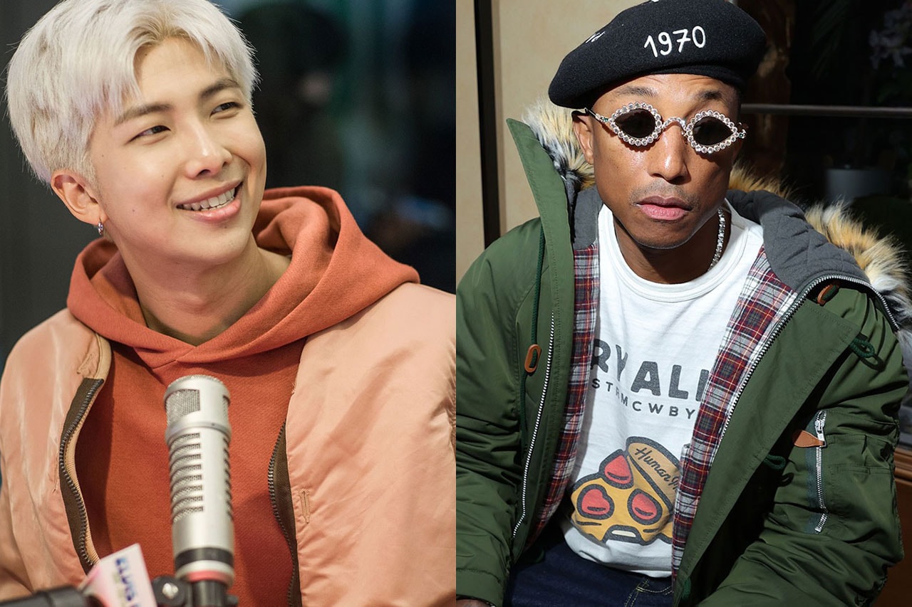 BTS Star RM Teases Pharrell Williams Collab