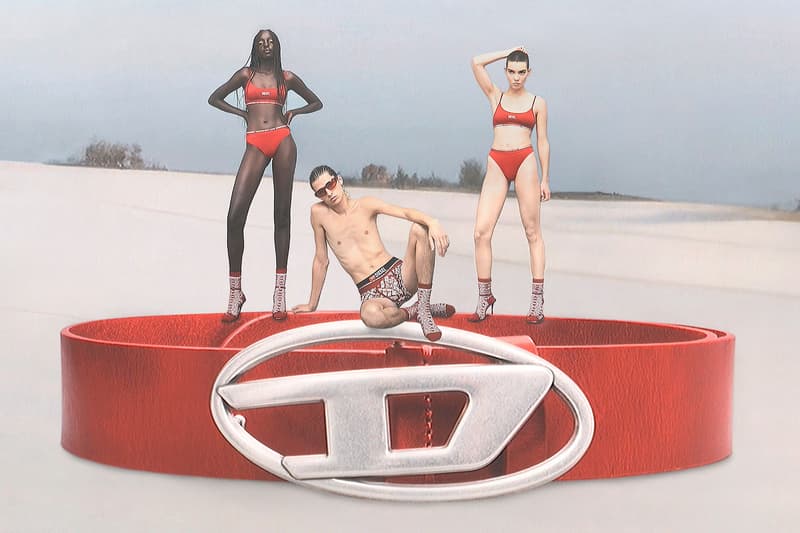 Diesel Holiday Campaign "Life Is a Game" 1DR Bag Logo Belt Images 