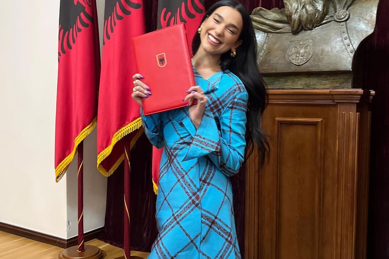 dua lipa albania citizenship instagram 