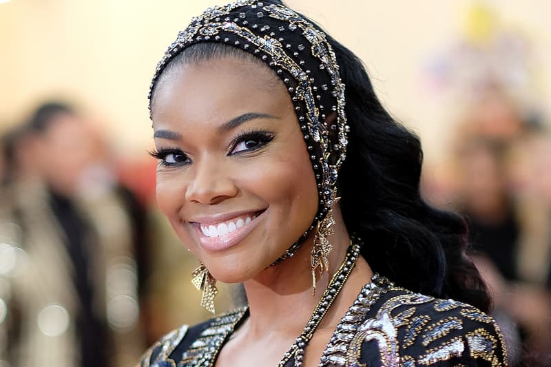 gabrielle union nostalgic updo hairstyle strange world