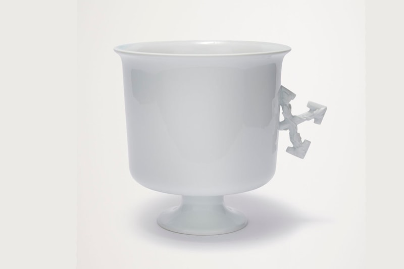 ginori 1735 off-white porcelain collaboration homeware vases ashtrays