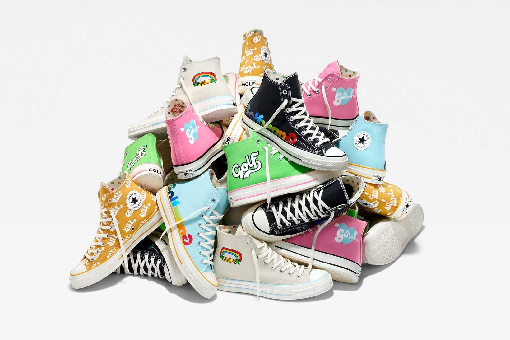 Just press play. Wear your heart on your shoes with the Converse x