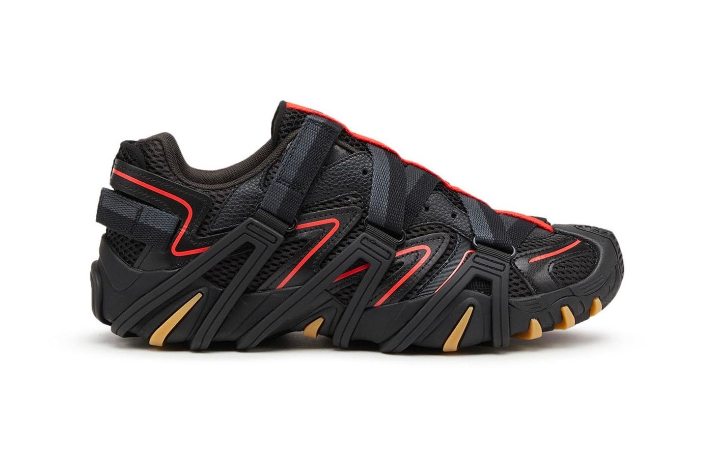 diesel red black white green yellow trainers