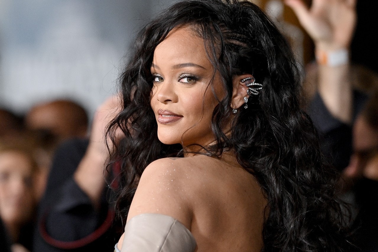 rihanna savage fenty red carpet body part interview post partum body booty