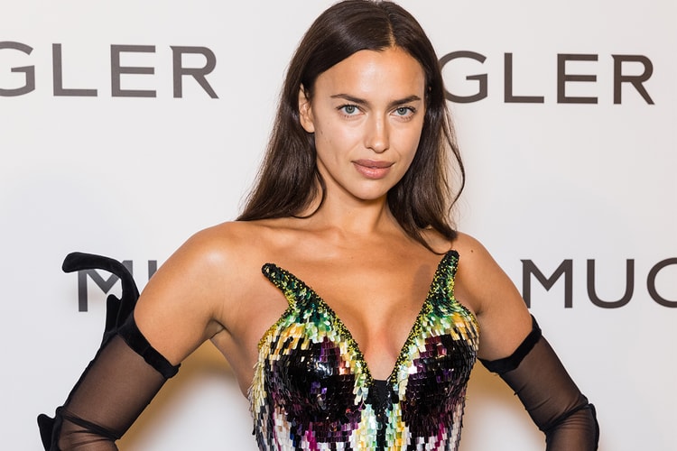 Irina Shayk Bodies the Vintage Pin-Up Micro-Fringe