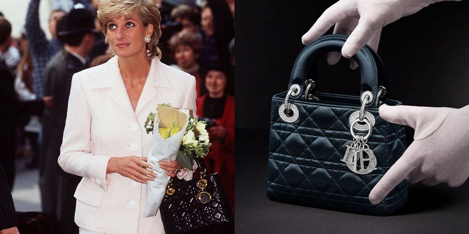 Lady Diana with Lady Dior bag  Lady dior, Lady dior handbag, Princess diana