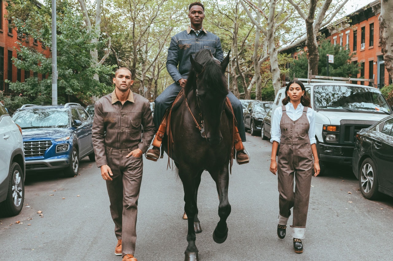 lee the brooklyn circus black-owned brand denim american varsity jacket preppy collegiate archive silhouettes cowboy jacket jeans overalls womenswear menswear
