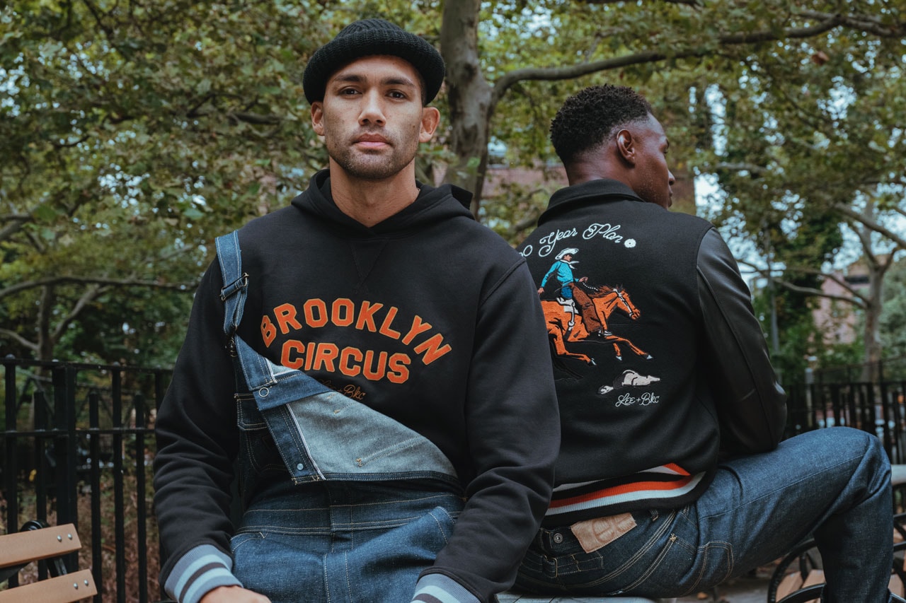 lee the brooklyn circus black-owned brand denim american varsity jacket preppy collegiate archive silhouettes cowboy jacket jeans overalls womenswear menswear