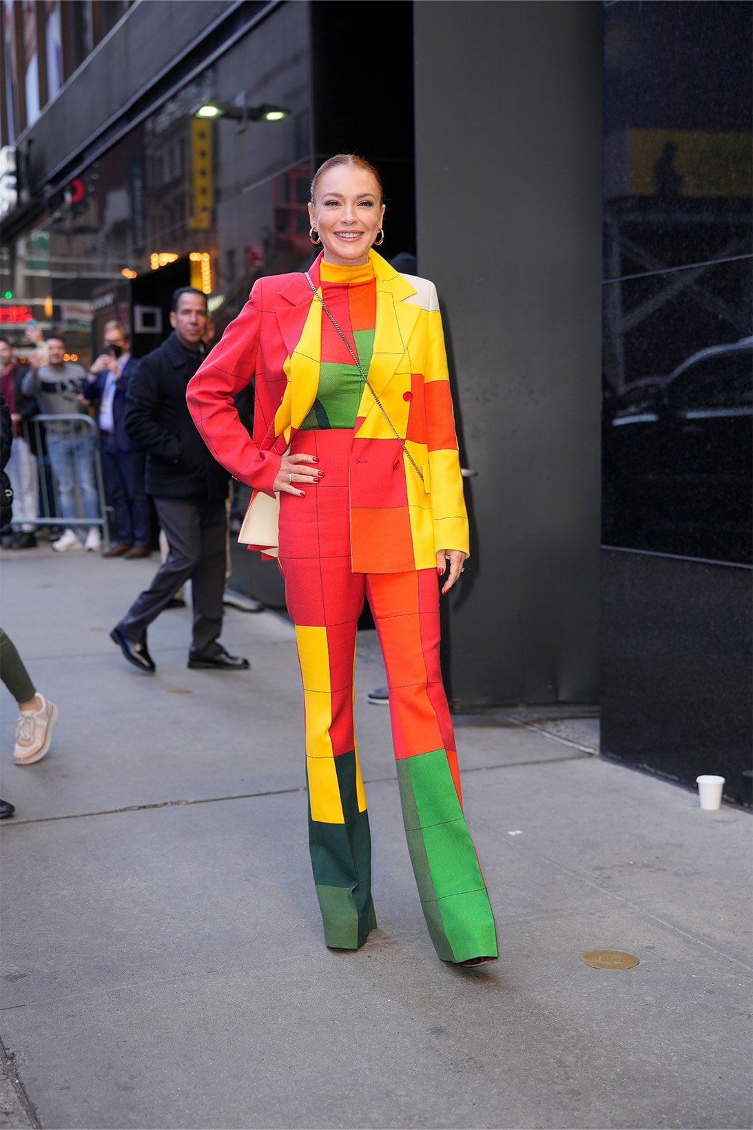 Lindsay Lohan Law Roach Celebrity Stylist Outfit Akris Images Zendaya Feud 