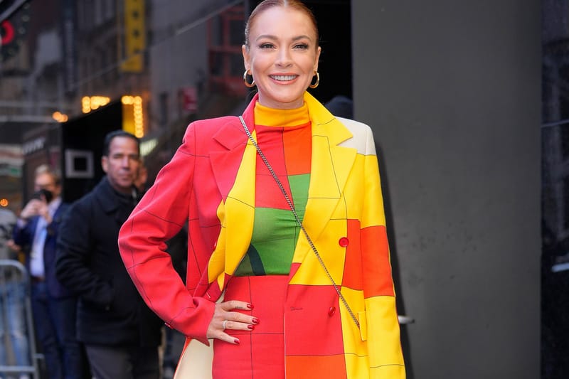 Lindsay Lohan Teams up With Law Roach on a Buzzy Fashion Moment