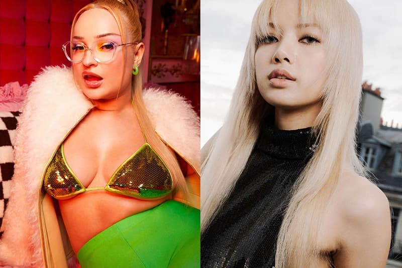 kim petras blackpink lisa collab twitter