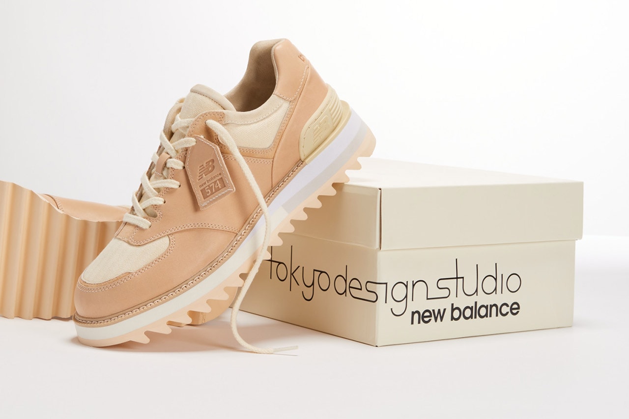new balance 574 tokyo design studio vachetta tan sneakers shoes footwear