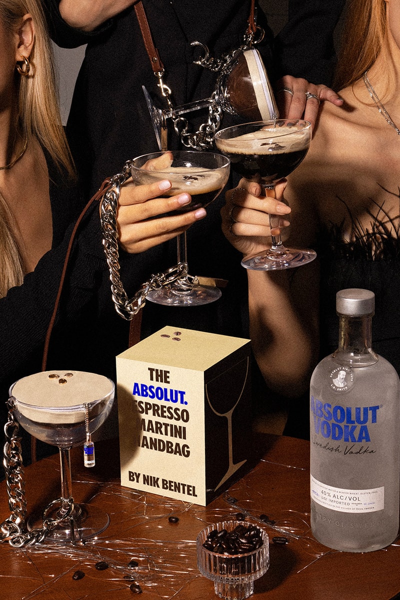 nik bentel espresso martini absolut vodka bag