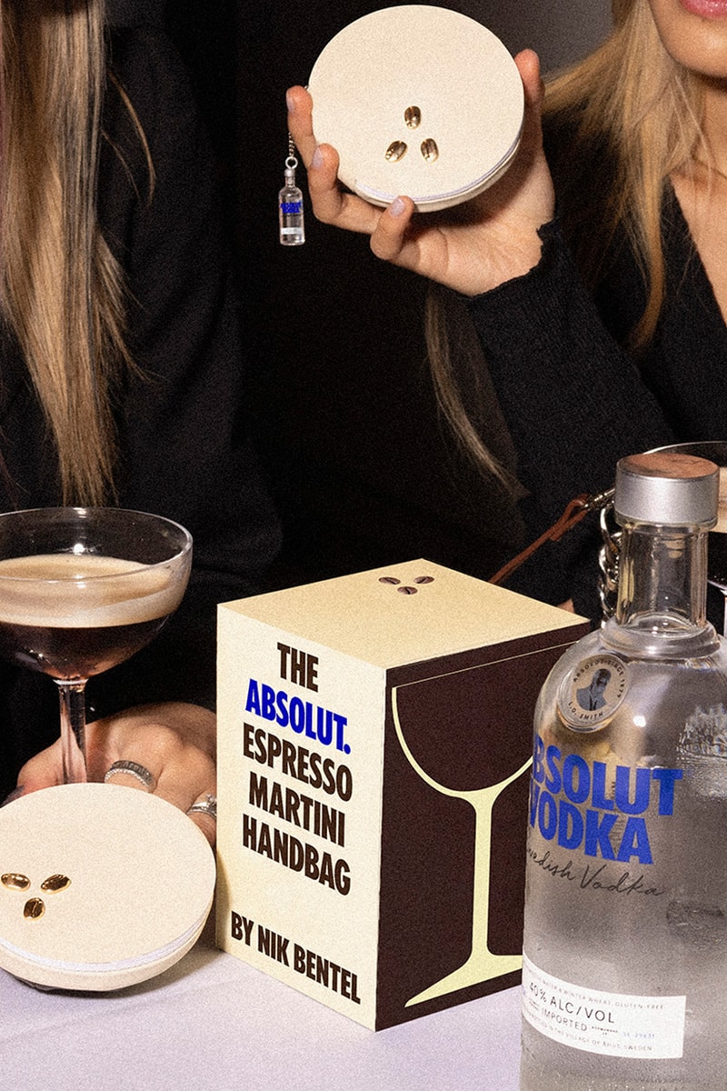 nik bentel espresso martini absolut vodka bag