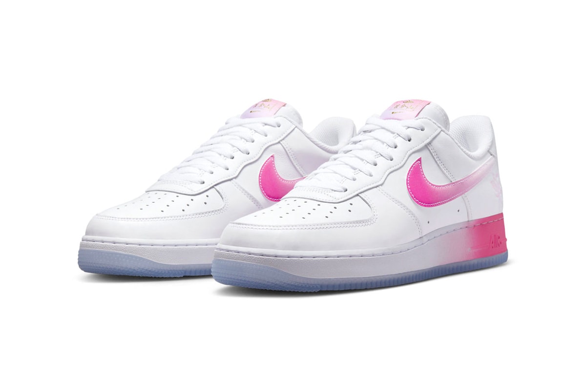 Nike Air Force 1 Low Chinatown Pink White 40th Anniversary Price Release Date fd0778-100