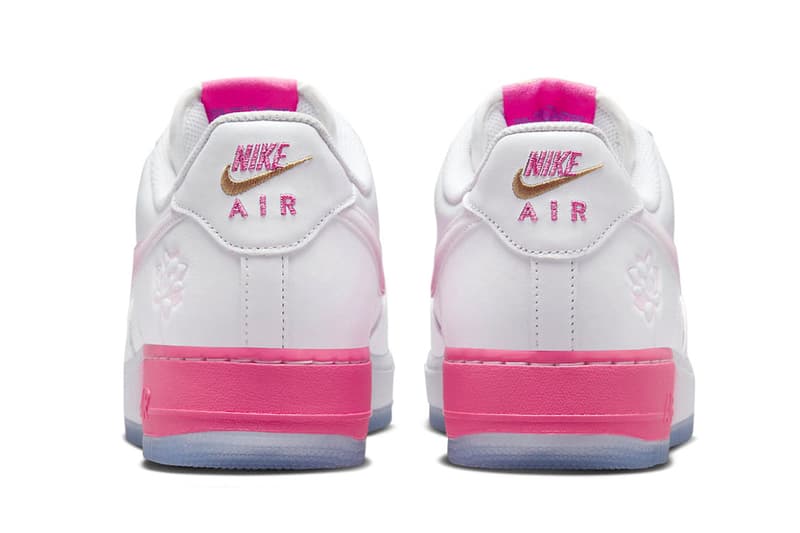 Nike Air Force 1 Low Chinatown Pink White 40th Anniversary Price Release Date fd0778-100