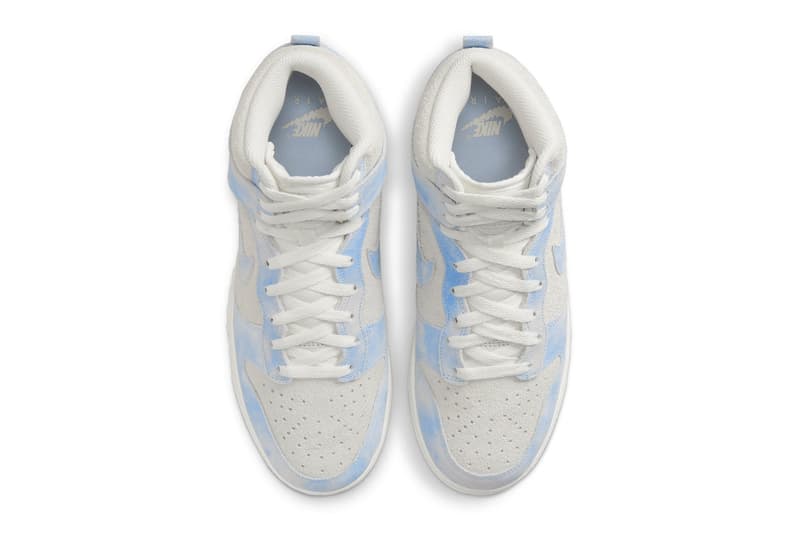 Nike Dunk High "Clouds" Images, University Blue Sail Release Date Info