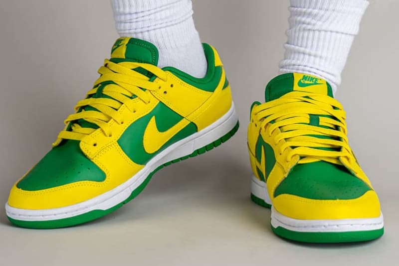 Nike Dunk Low "Reverse Brazil" Images, Release Info