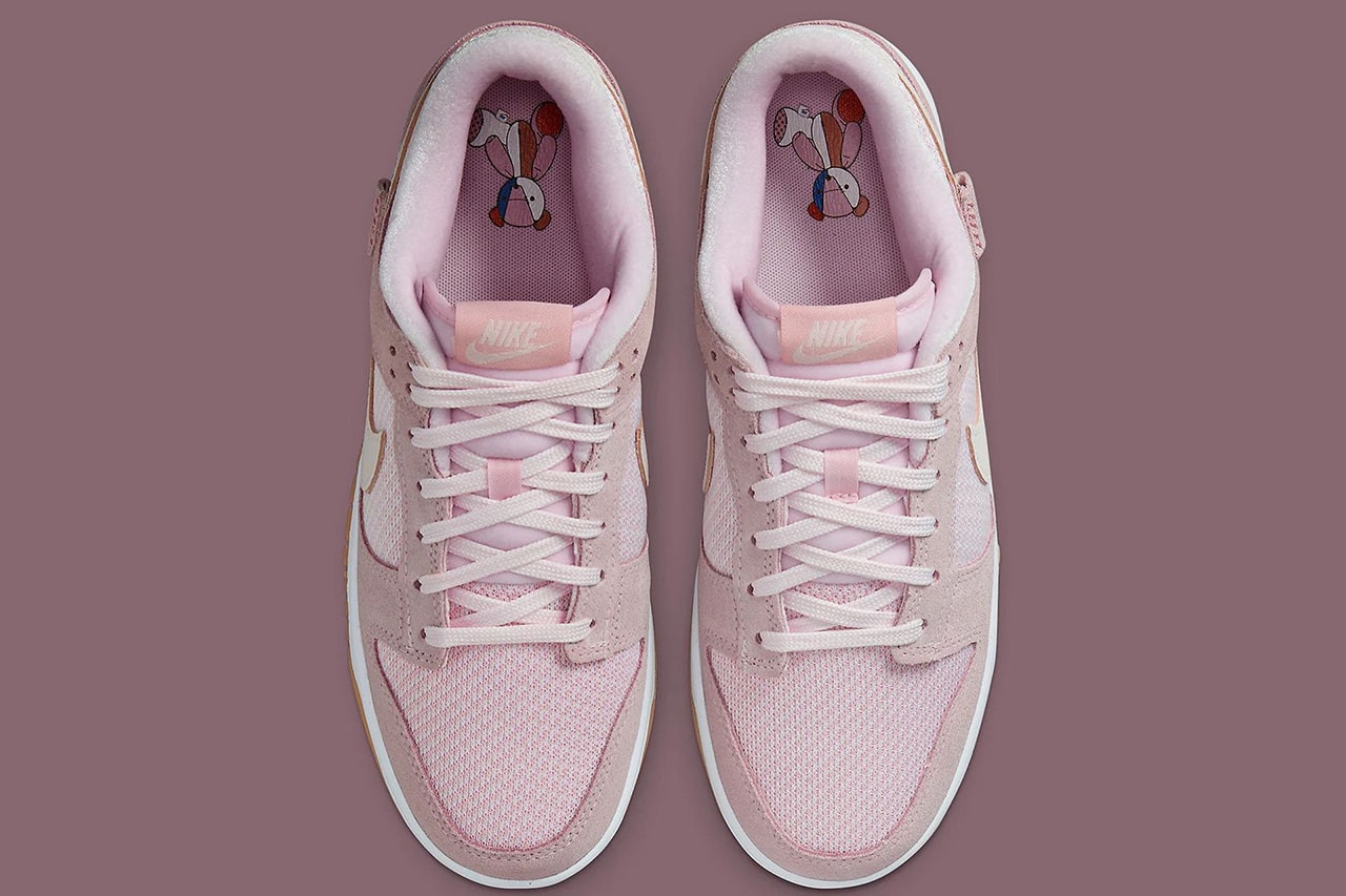 nike pink teddy bear dunk low sneakers where to buy price release info