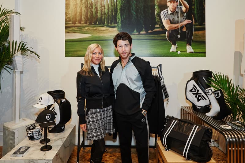 PXG Scottsdale National Golf Course Soho Pop-Up November 15 PXG x NJ Capsule Collection Apparel Singer Nick Jonas Trousers Sliders Polos Joggers